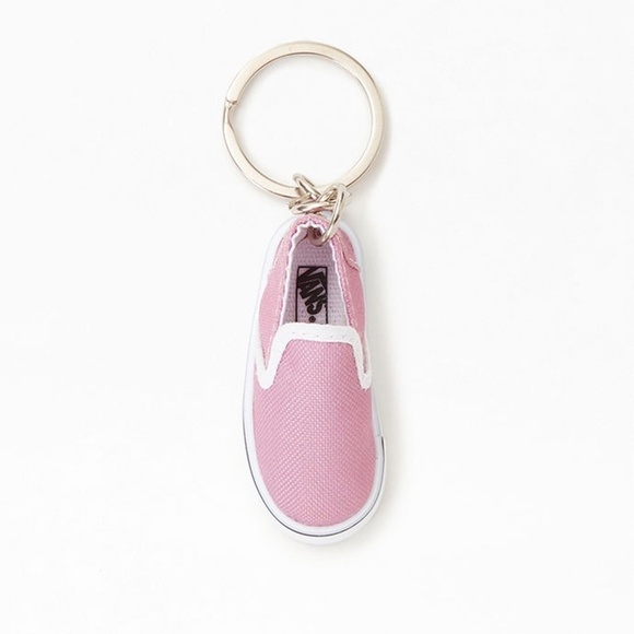 Vans Womens Retro Pink Slip On Sneaker Key Chain - Picture 4 of 9